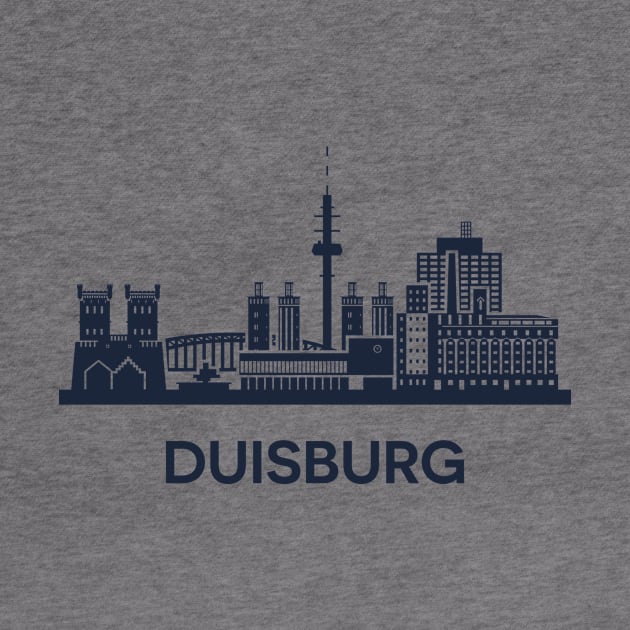 Duisburg Skyline Emblem by yulia-rb